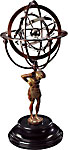 Atlas Globe du XVIII<sup>ème</sup> siècle (reproduction). Cliquez sur l'image pour voir la fiche détaillée de l'article.